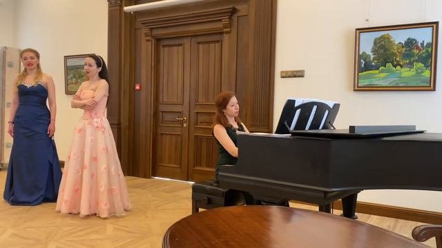 Моцарт дуэт Графини и Сюзанны. Исполняют Полина Карташова и Дарья Филиппова