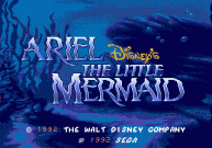 Ariel - The Little Mermaid | intro sega mega drive (genesis).