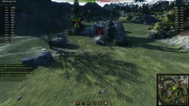 WOT 4я Компания Перевал 10лв. [TZERO]-[R-DS] св. камера HD