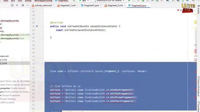 How To #Create Fragments| Add #Images, #Buttons, #ScrollView, Add #OnClick Listener in #Fragments