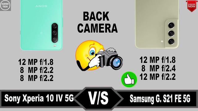 Sony Xperia 10 IV 5G vs Samsung Galaxy S21 FE 5G || Price || specification || comparison