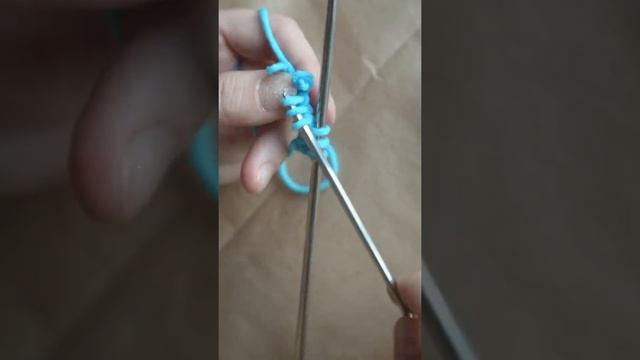 Кольцо амигуруми спицами