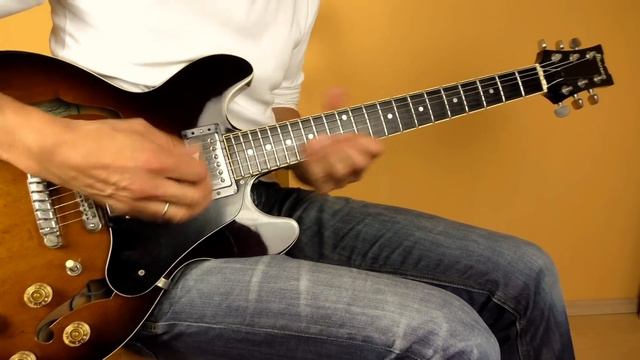 Ibanez AS 50 AV from 1980 (Gibson ES 335) with early Seymour Duncan PAF Pickups