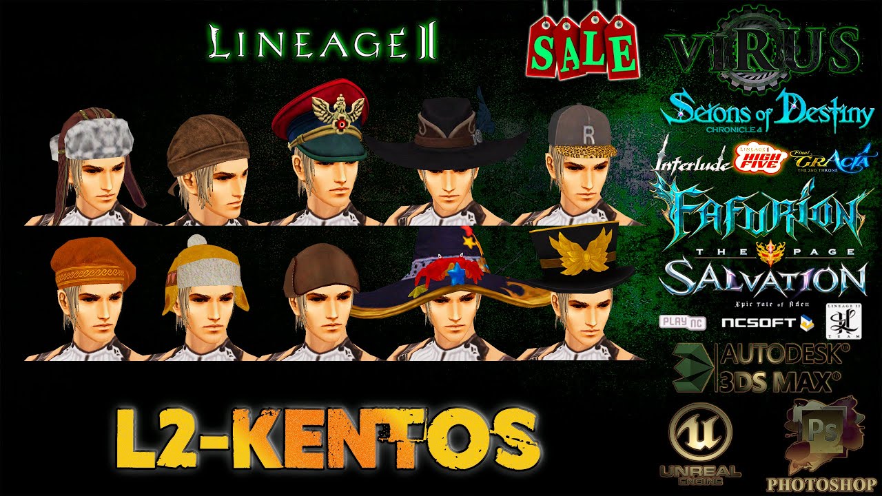 Accessory Set for the L2-Kenta server. LINEAGE II Gracia Epilogue iuS