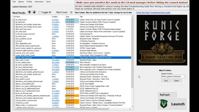 Warhammer 2: Total War - Mod List (Outdated)