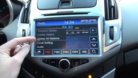 Как удалить сохраненные радио с Шевроле Круз