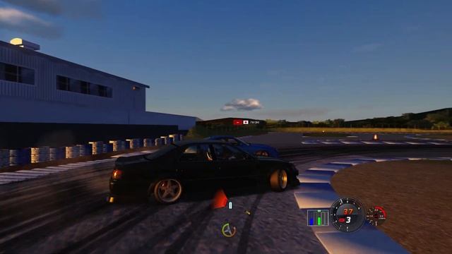 Assetto Corsa Meihan Toyota Cresta vs Nissan S15 Tandem Chasecam