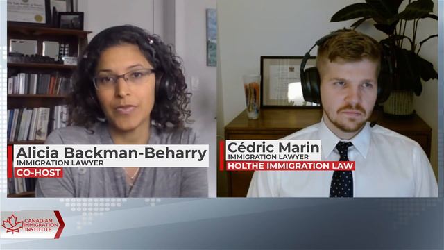 LIVE QUESTIONS AND ANSWERS IMMIGRATION CANADA - Alicia and Cédric
