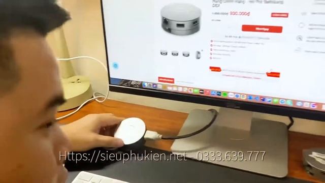 DELL DA310 - Hub Chuyển Đổi USB-C 8 Trong 1 Cho Macbook Pro/IPad Pro - Giá Dưới 1 Triệu