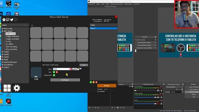 Controla OBS Studio desde tu celular o tableta con Macro Deck Server