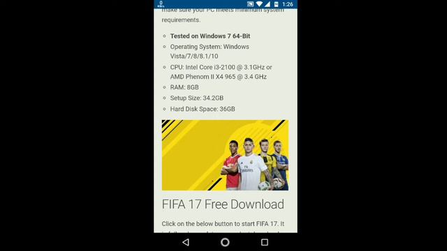 FIFA-17 PC mod Game Free-download