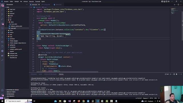 Aula 02   Flutter   Firebase   SETGET  UPDATE e DELETE