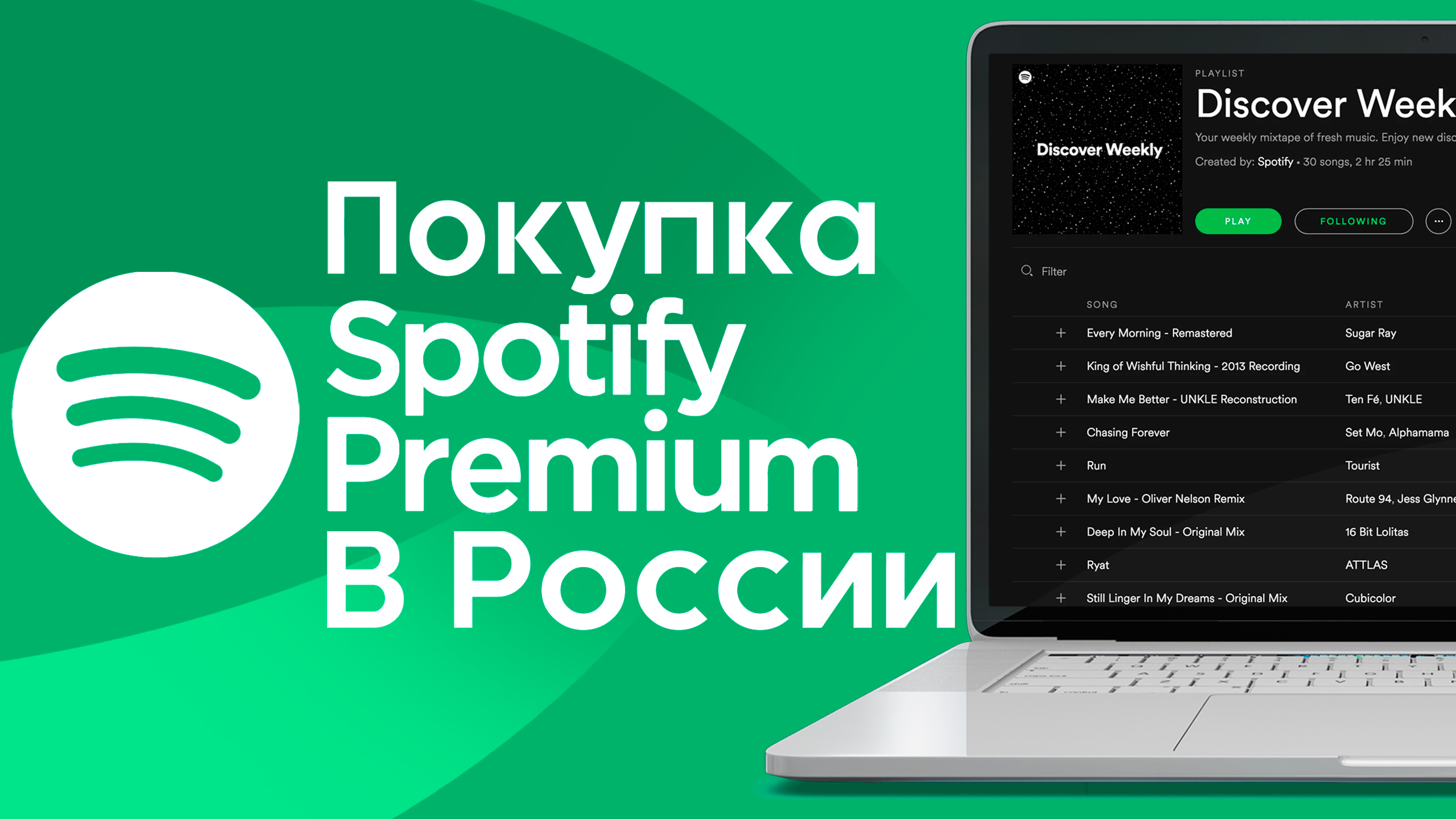 Как купить Spotify в России 2024
