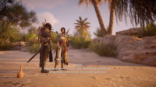 Assassin's Creed® Origins | Aya and Bayek beach scene