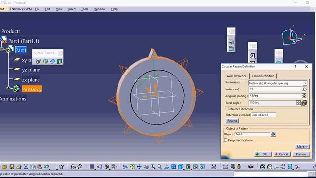 GEAR CREATION USING CATIA SOFTWARE | CADD SCHOOL