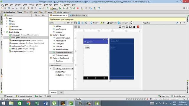 Algo nuevo en Android studio 2.2