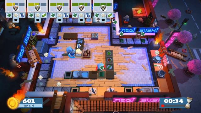 Overcooked! 2 but we are just trying to meet Kevin's expectations...