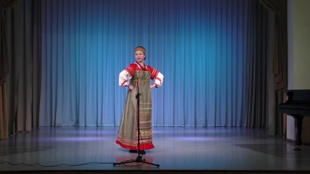г. Рязань, Ерикова Елизавета 13 лет, "Отдавали молоду, за седую бороду" шуточная Рязанской области.