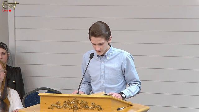 Live Stream Церкви  " Живое Слово "  Воскресное Вечернее Служение 05:00 р.m. 02/12/2023