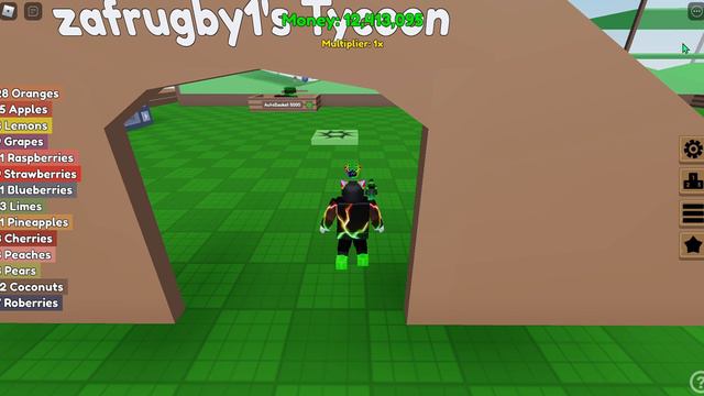 Fruit Juice Tycoon getting prestige1! (roblox)