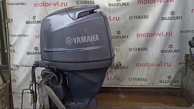 Yamaha F80 EFI. Запуск двигателя.