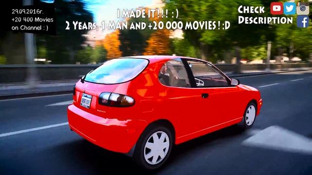 2001 Daewoo Lanos FL 3 Door Ver  US - GTA WORLD YT +20 400 MOVIES _REVIEW