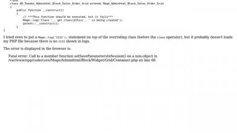 Magento: Override Mage_Adminhtml_Block_Sales_Order_Grid (2 Solutions!!)