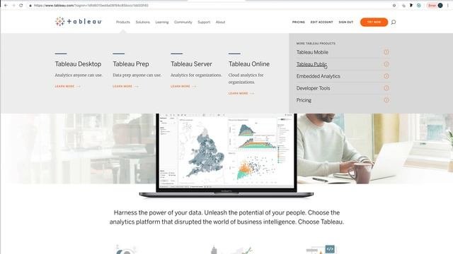 2.1. Tableau Public. Основы визуализации данных.