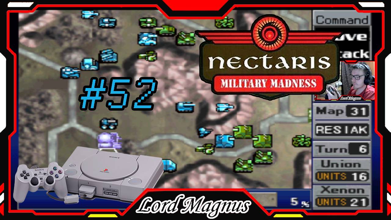 Во что поиграть_ 🌒 Nectaris Military Madness 🌒 Прохождение _ Ps1 сложная новая кампания #52