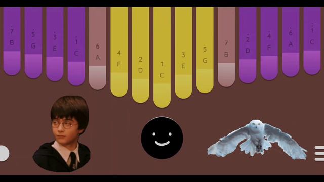 HARRY POTTER- HEDWIG`S THEME - Kalimba Cover with Easy Tabs | Keylimba App.