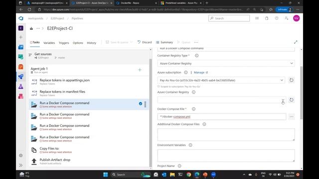 Lab 10 Azure DevOps End 2 End Project with AKS, ACR and Azure SQL