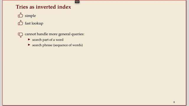 COMP526 Unit 6-1 2020-03-10 Text Indexing: tries (part 2)