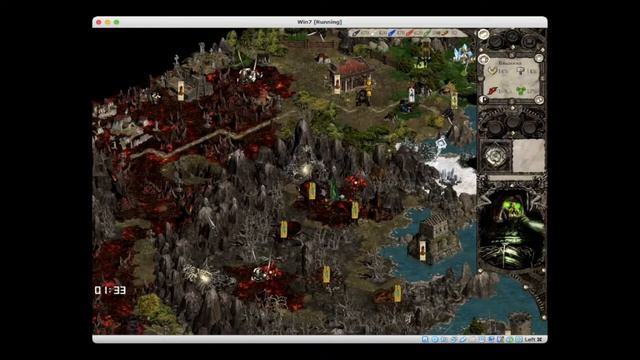 Disciples II, мод Мотлина. Refugee gaming continues. Матч вчетвером на «Растлённой власти»