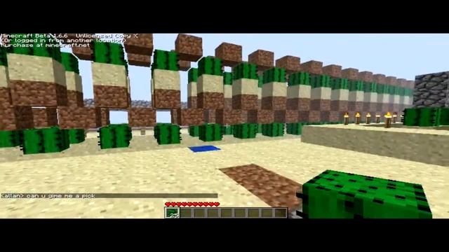 Let's Play Minecraft - Big Ass Cactus Farm with Comm