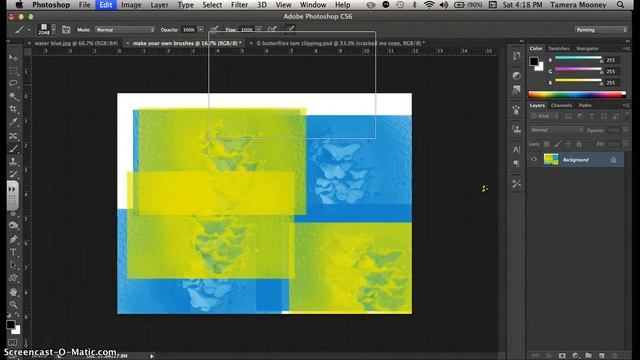 create a smoke brush.