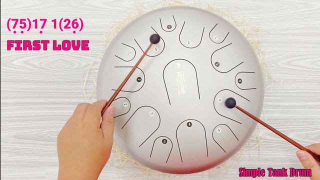 FIRST LOVE (Nikka Costa) - Steel Tongue Drum / Tank Drum Cover with Tabs