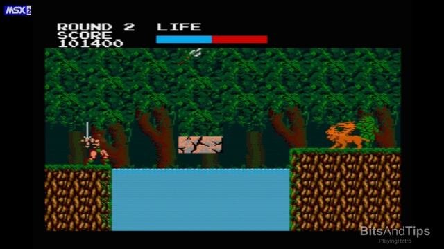 ? RASTAN SAGA TOP MSX GAMES Taito1988 Video Gameplay Juegos MSX2 8 bits BEST RETRO Video Games