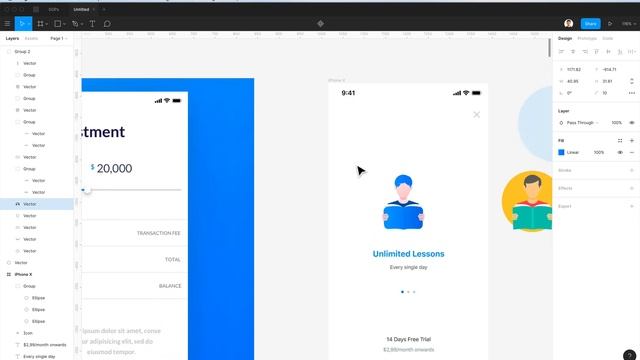 iOS Design Language App in Figma  UI Design Step by Step