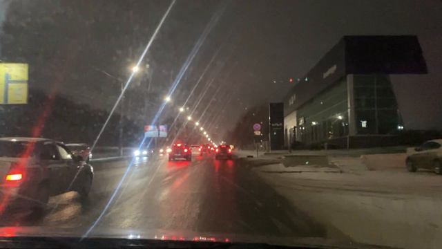 Едем по Саратову на авто вечером: Маршрут: ул.Горького-Соколовая-3 Дачная-7 Дачная/26.12.22 18:00