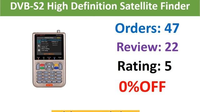 Top 5 Best Satellite Finder In 2021