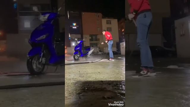 Как помыть скутер за 10 минут