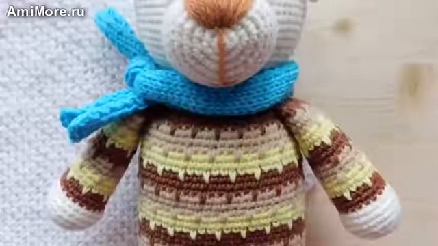 Мишутка Потап амигуруми. Схема вязания.
