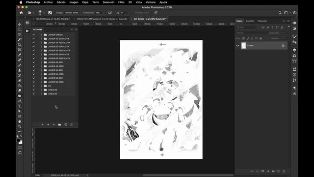 Ángulos y lineatura correctas para cuatricromía en photoshop