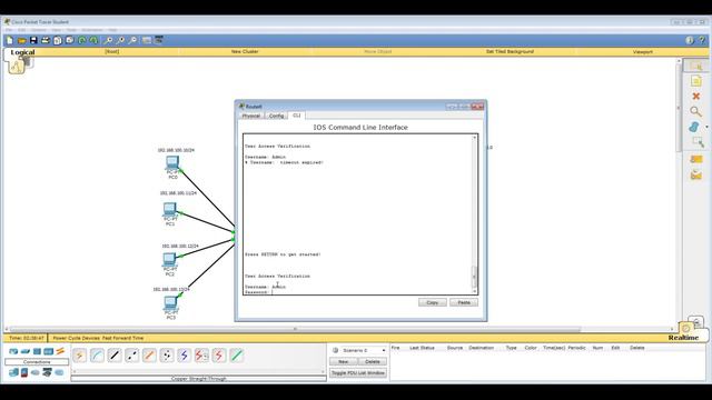 Урок 3 Cisco Packet Tracer. Авторизация на сетевых устройствах и защита паролем интерфейса Console