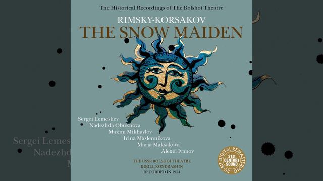 The Snow Maiden: Act I, Marriage Rite - "Golubushki, golubushki-devitsy"