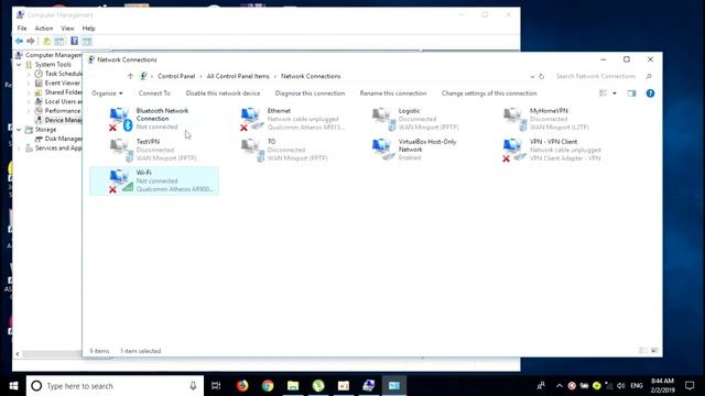 Installing Microsoft Loopback Adapter on Windows 10