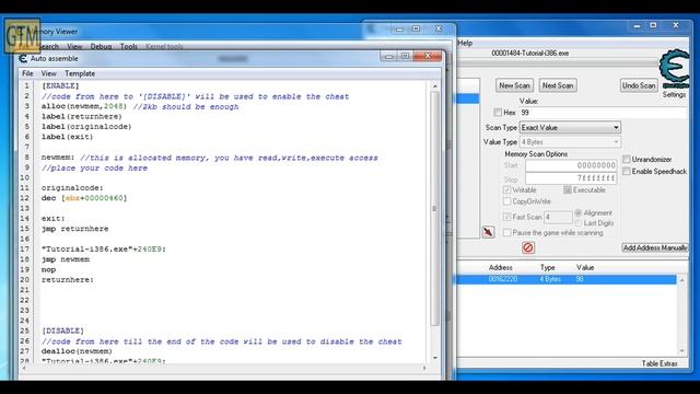 Cheat Engine การเขียนโค้ด [ตอนที่6]