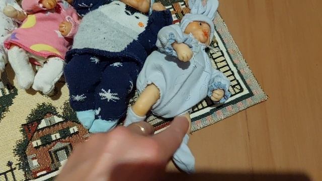 Миниреборн из полимерки)))) учусь лепить)