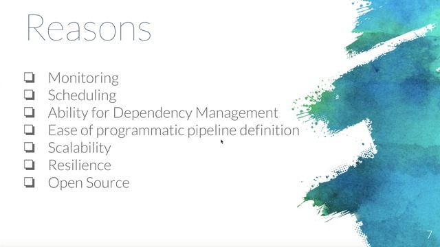 Reasons of using Apache Airflow