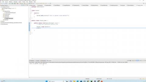 What is Single Inheritance in java ? Core Java concepts